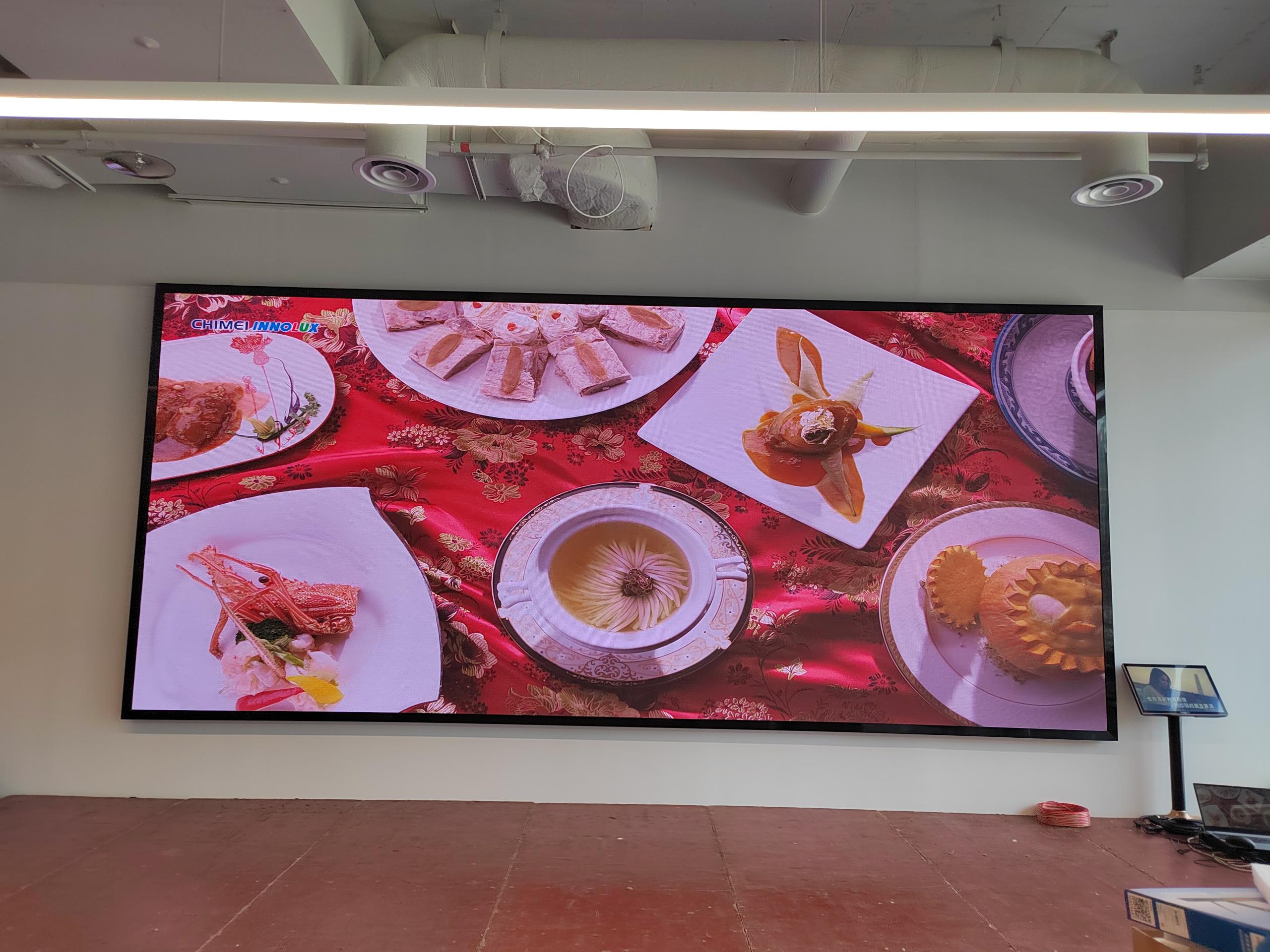 深圳南山展會(huì)展廳LED顯示屏P2.5高清顯示！